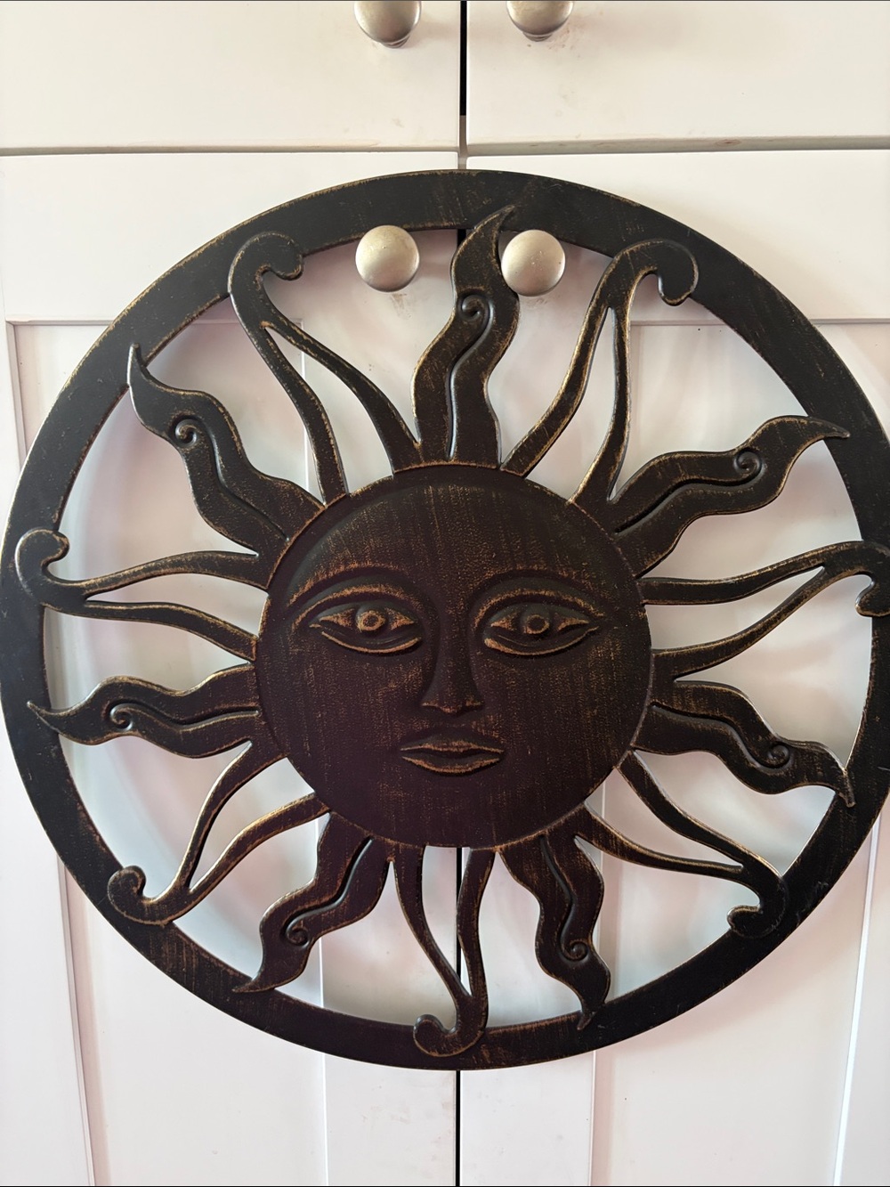 Decorative Black Sun Wall Art - Home Wall Decor New 18’18